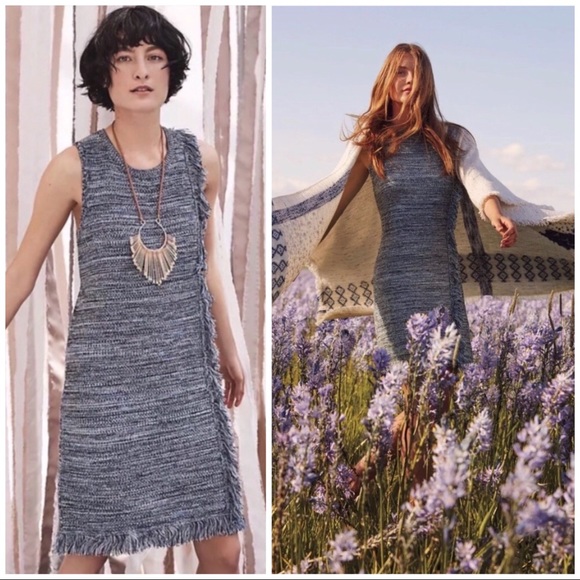Anthropologie Dresses & Skirts - Anthropologie | Holding Horses Knit Fringe Dress M